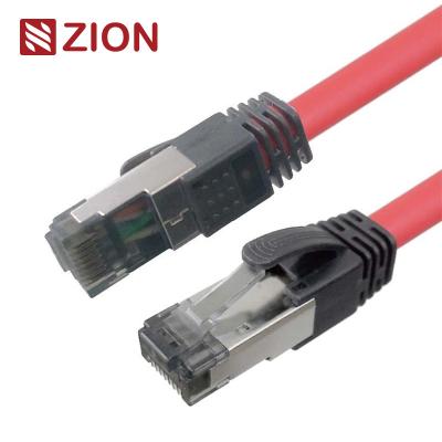 China Isolierungs-Verbindungskabel-Ethernet-LAN Network-Kabel 2GHz 40Gbps PET CAT8 S/FTP Snagless RJ45 zu verkaufen