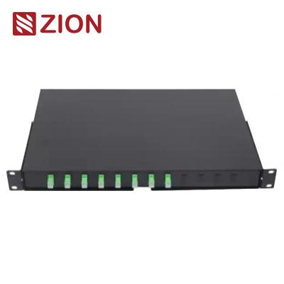 China 1U 19inch Full Loaded Fixed Rack Mount Fiber Patch Panel for sale