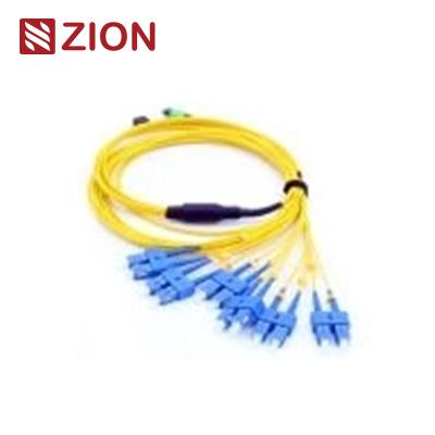 Κίνα 12 Fibers MTP to LC Single mode Optic Fiber Optic MTP-LC 2,0mm Ευθεία καλώδια καλωδίωσης προς πώληση