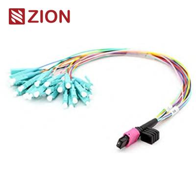 Κίνα 24 Fiber MPO to LC 24F MPO(αρσενικό) -LC Fan-out 0,9mm 30-35cm Καλώδιο Patch προς πώληση