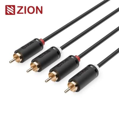 Chine 2RCA mâle à 2RCA mâle câble audio Premium stéréo câble RCA pour les systèmes audio à domicile téléviseurs systèmes de sonorisation à vendre