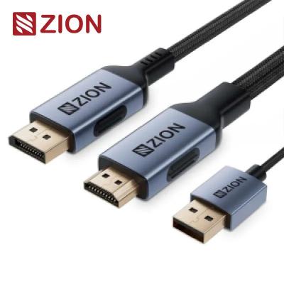 China 4K-HDMI auf DisplayPort-Kabel 4K-Video-Audio-Konverter für Fernseher Laptops PC-Monitore zu verkaufen