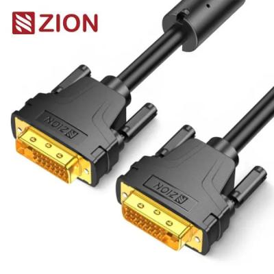 China Digital Standard Dual Channel DVI Cable 24+1 Full High-Performance Video Cable for HD Monitors, Graphics, and Gaming for sale