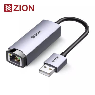 China USB2.0/RJ45 100Mbps Network Adapter Aluminum Shell Stylish Reliable USB to Ethernet Connectivity for sale