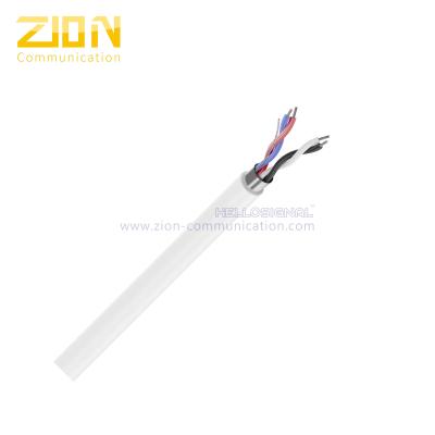 China cobre trenzado 1.0mm2 2 pares de Mylar Screended del cable de la seguridad para el sistema de alarma en venta