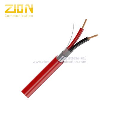 China El cable 14AWG 2 la alarma de incendio de FPLP-CL2P quita el corazón al sólido protegido para el sistema de alarma antirrobos en venta