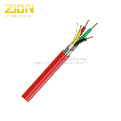 China 16AWG 4 chaqueta de PVC Pleno-clasificada protegida sólido del cable la alarma de incendio de los corazones FPLP en venta