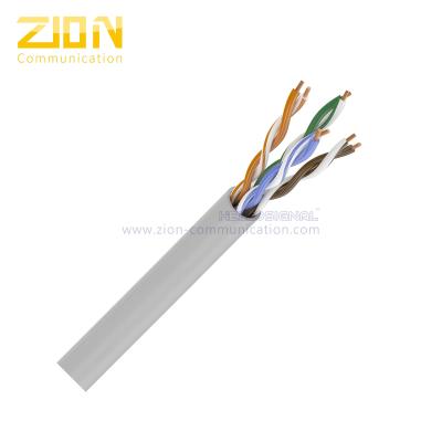 China Aufbruch UTPs CAT5E veranschlagte bloße Bandbreite des Netz-Kabel-24AWG des Kupfer-CMR 350MHz zu verkaufen