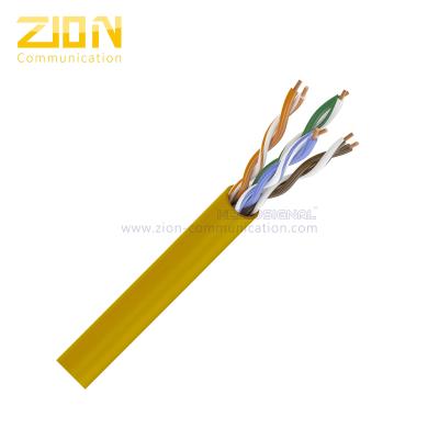 China LSZH UTP CAT5E niedriger Rauch des Netz-Kabel-350MHz 24AWG 4PR null Halogen-Jacke zu verkaufen