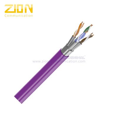 Chine F / Câble de réseau informatique de câble de PVC CMR CAT6A de CAT 6A de ftp AVANT JÉSUS CHRIST dans la veste grise à vendre