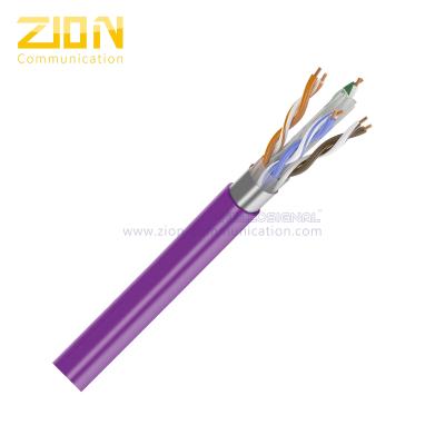 China F / Instalación dual del par trenzado del CAT 6A A.C. PE del cable del remiendo de la red de la chaqueta de UTP en venta