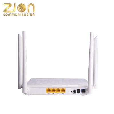 China unidad óptica 4GE+2.4G/5.8G WLAN+1USB de la red de 10/100/1000Mbps FTTH E/GPON en venta