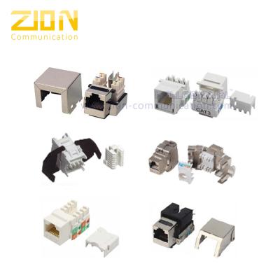 China Enchufes trapezoidales de cableado de los módulos RJ45/11 de la estructura, del fabricante de China - Zion Communiation en venta