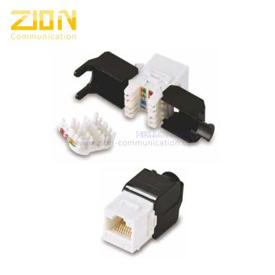 China UTP RJ45 180 degree keystone jack ZCM242 , Keystone, Ethernet , from China Manufacturer - Zion Communiation for sale