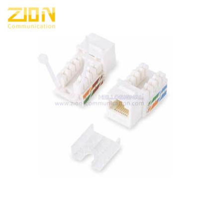 China UTP RJ45 de hefboom ZCM267-C5/6/6A, Ethernet van de 90 graadhoeksteen, van de Fabrikant van China - Zion Communiation Te koop