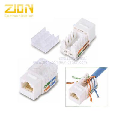 China UTP RJ45 90 Degree Keystone Jack ZCM245-C5/6/6A , Keystone, Ethernet , from China Manufacturer - Zion Communiation for sale