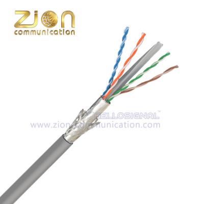 China SF/UTP 0.57mm bestätigte kupferner LSZH Ethernet-Kabel CPR der Jacken-Kategorien-6 zu verkaufen