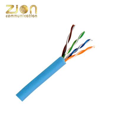 Chine U/UTP CAT 5e CCA PVC Solid 0.50mm CCA Conductor Indoor PVC Jacket cat5e Network Cable CPR Certified NO 7112109 à vendre