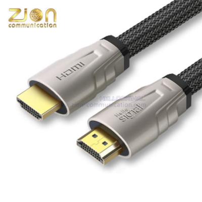 China Black HDMI 2.0 4K Braiding Cable Aluminum Foil for sale