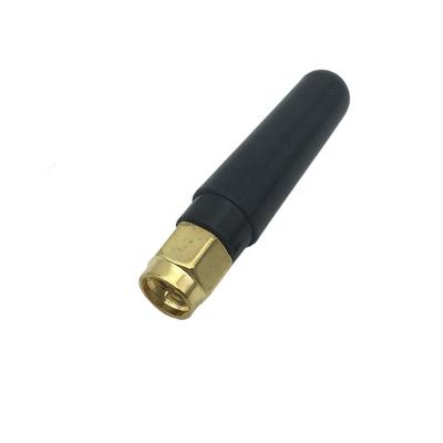 China LoRa Module High Quality 2dBi SMA GSM Mini Rubber Antenna AN-040-433 for sale