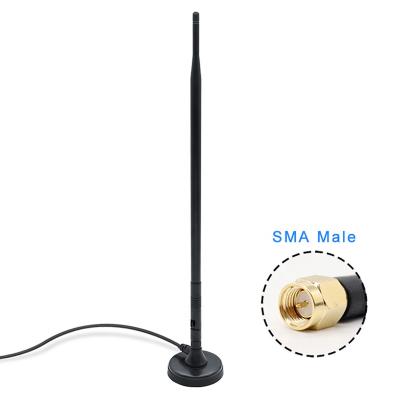 China High Quality Lte Gsm Sucker Gual Stick Omni Directional Magnetic Base Rubber Antenna 430x66mm for sale