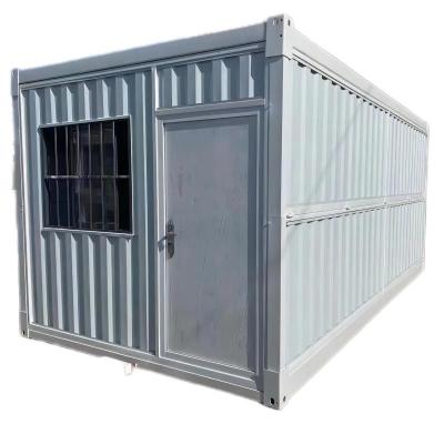 China Expandable Modern Design White Prefab Folding Container House for Small Office or Villa for sale