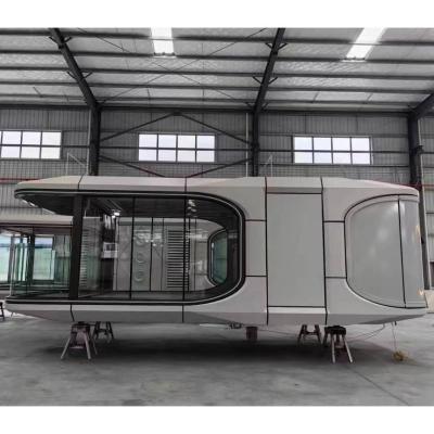 China Villa Moderne Camping Pod Raum Vorgefertigte tragbare Kapselhaus zu verkaufen