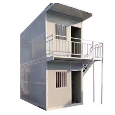 China Modernos almacenes modulares Tiendas Casa de contenedores prefabricada de acero galvanizado de dos pisos en venta