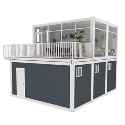 China Expandable Prefabricated Container House With Sandwich Panel for sale