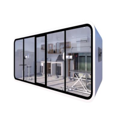 China Bedroom Prefabricated Space Capsule Container House Cabin House and Aluminum Window for sale