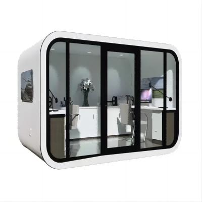 China Casa de lujo personalizable con ventana de aluminio modular de 20 pies dormitorio jardín Pod de oficina en venta