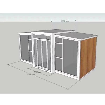 China Casas de Container de estilo luxuoso de 40 pés Casas de Container de luxo com 2-4 quartos à venda