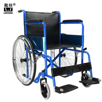 China 2021 Aluminum Steel Manual Lightweight Hospital/Home Wheelchair Folding Wheelchair Economy Hot Basic Model Economy FS809 for sale