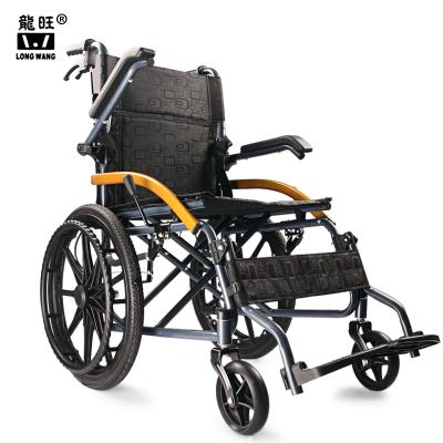 China Rehab center type new wheelchair folding backrest detachable footlegs manual wheelchairs for elderly and disabled from factory supply directly for sale