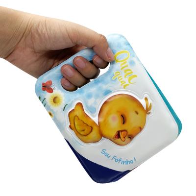 China Lovely Educational PEVA Bath Book With Engraving , Cute Baby Plastic Foam Soft Book With Handle for sale