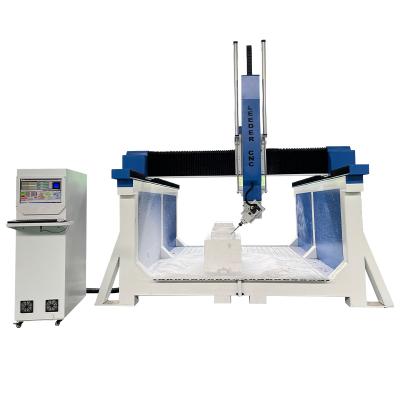 China Advertising Company 1530 5axis EPS Foam Carving Cutting Machine CNC Router Syntec Control System for sale