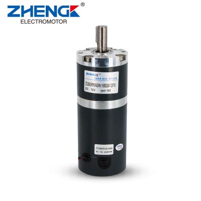 China High Torque 60mm DC Motor Drip Proof Planetary Gear ZGX60RMM 12V 24V For Elevator for sale