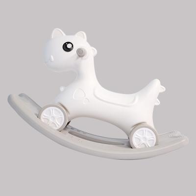 China Easy Assembly Custom Plastic Child Indoor Ride On Toy Plastic Baby Rocking Horse For Kids for sale