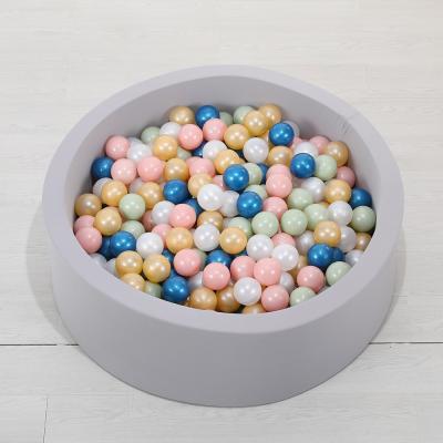 China 2020 New Design Eco - Friendly Indoor Soft Play Round Colorful Sponge Ball Dry Pool for sale