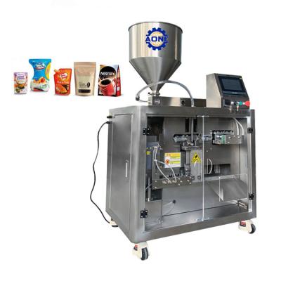 China Food Recommend Linear Automatic Stand Up Doypack Pouch Packaging Machine Kraft Paper Bags With Zipper Packing Machine for sale