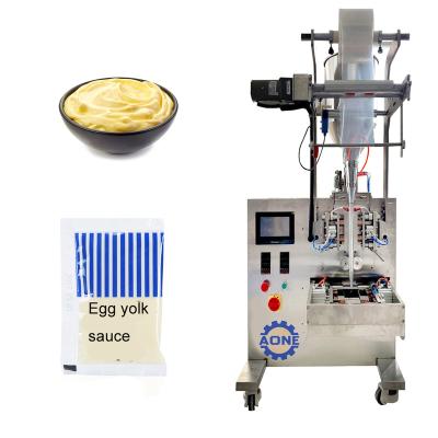 China Multifunctional Automatic Food Hot Sale Salad Dressing Sachet Mayonnaise Packaging Machine for sale