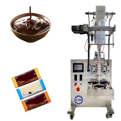 China High Quality Automatic Food Mayonnaise Tomato Sauce Chili Sauce Chocolate Sauce Packaging Machine for sale