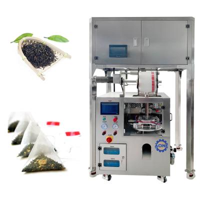 China Efficient Pyramid Food Triangle Tea Bag Tea Bag Packaging Machine for sale