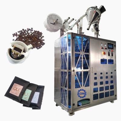 China Automatic Hanging Food Ear Drip Coffee Sachet Paper Bag Packaging Machine for sale