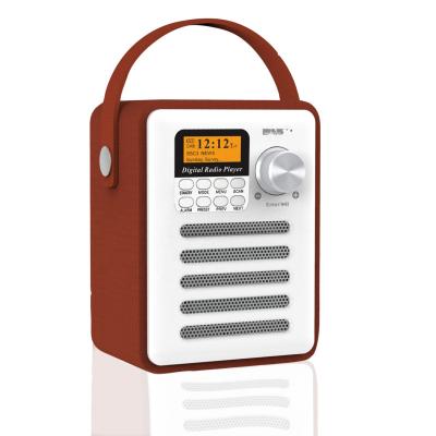 China Retro Digital DAB FM Digital Dab Radio Radio With Built-in Speaker Fm Radio In Cell Phone LCD MP3 Player Case Home Theater Aux. wireless wooden display for sale