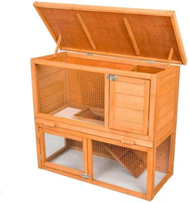 China Rabbit Windproof Cage Cage Cabinet Wooden Breeding Cage for sale