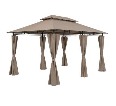 China Party Gazebo Gazebo Polyester 3*4m Roofline Side Panels Waterproof UV Proof for sale