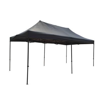 China 3*4.5M Easily Assembled Metal Pyramid Structure Folding Automatic Gazebo with Gray Color for sale