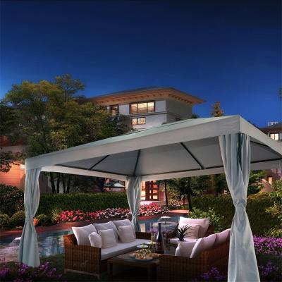 China New Design 2020 Modern Outdoor Luxury Outdoor Garden Pergola Furniture For Outdoor Leisure Furniture zu verkaufen