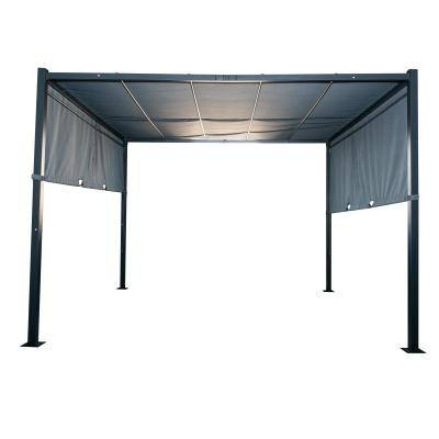 China Easy Assemble 3*3M Removable Gazebo Steel Canopy Outdoor Garden Metal Gazebo for sale